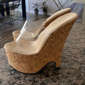 Cork Wedges by Pleaser